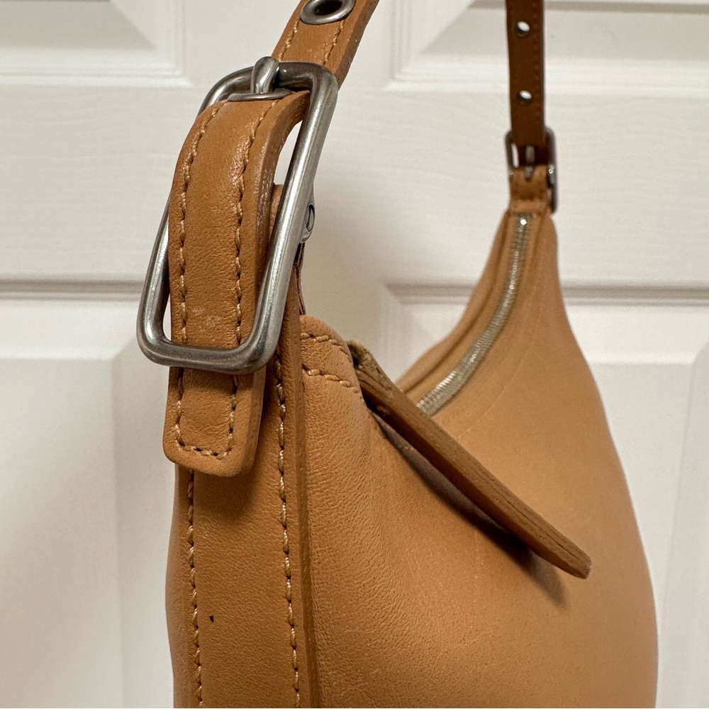 Coach Legacy West Mini Pouch Glove Leather Camel Shoulder Bag‎ Vintage Y2K - Picture 6 of 16